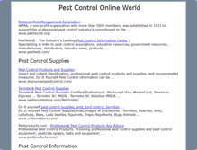 Tablet Screenshot of pestsworld.com